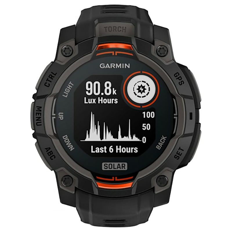 Garmin Instinct 3 45MM Solar Smart Watch - Black | 49-GAR-010-02934-00 from Garmin - DID Electrical