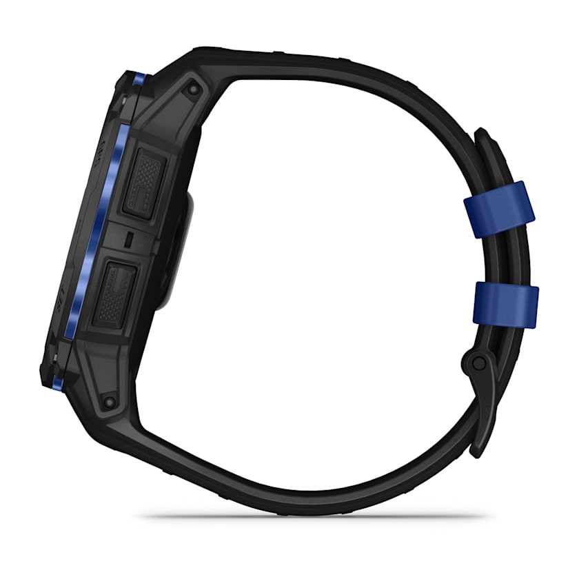 Garmin Instinct 3 50MM Smart Watch with Black and Bolt Blue Band - Black | 49-GAR-010-03020-03 from Garmin - DID Electrical