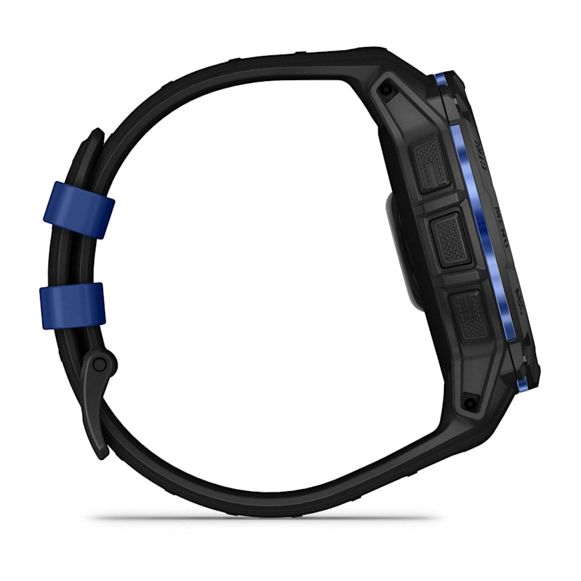 Garmin Instinct 3 50MM Smart Watch with Black and Bolt Blue Band - Black | 49-GAR-010-03020-03 from Garmin - DID Electrical