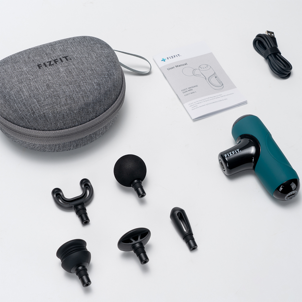 Fizfit Massage Gun Mini - Turquoise Green & Black | 490254 from Fizfit - DID Electrical