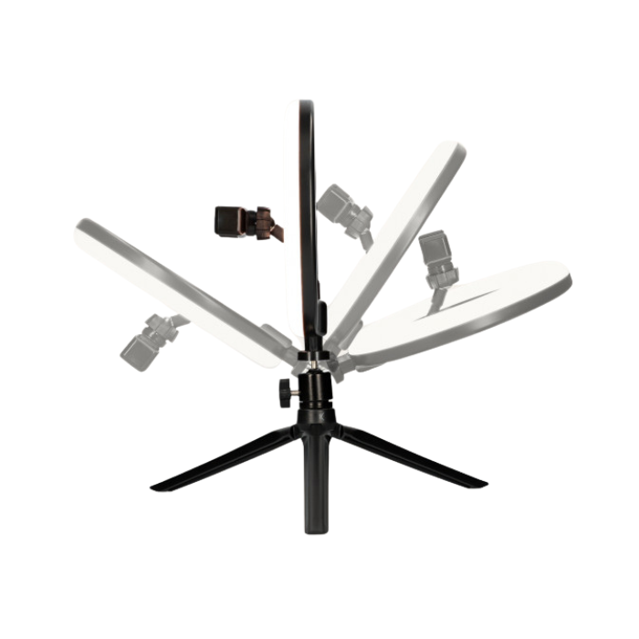 Ksix Studio LED Ring With Tripod For Smartphone - Black | 114613 from Ksix - DID Electrical