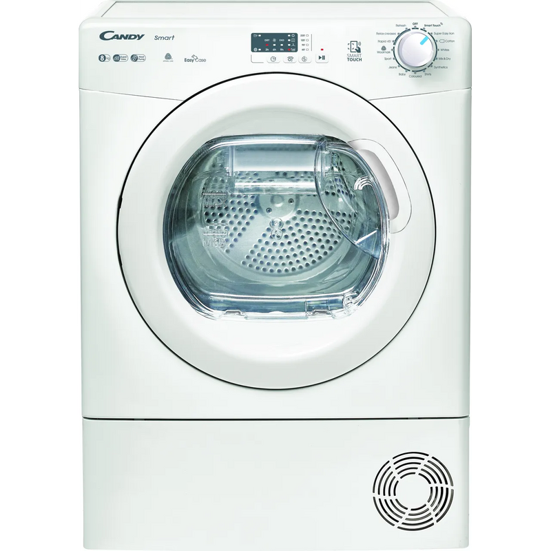 Candy Smart 8KG Freestanding Heat Pump Tumble Dryer - White | CSE H8ELE-80 from Candy - DID Electrical