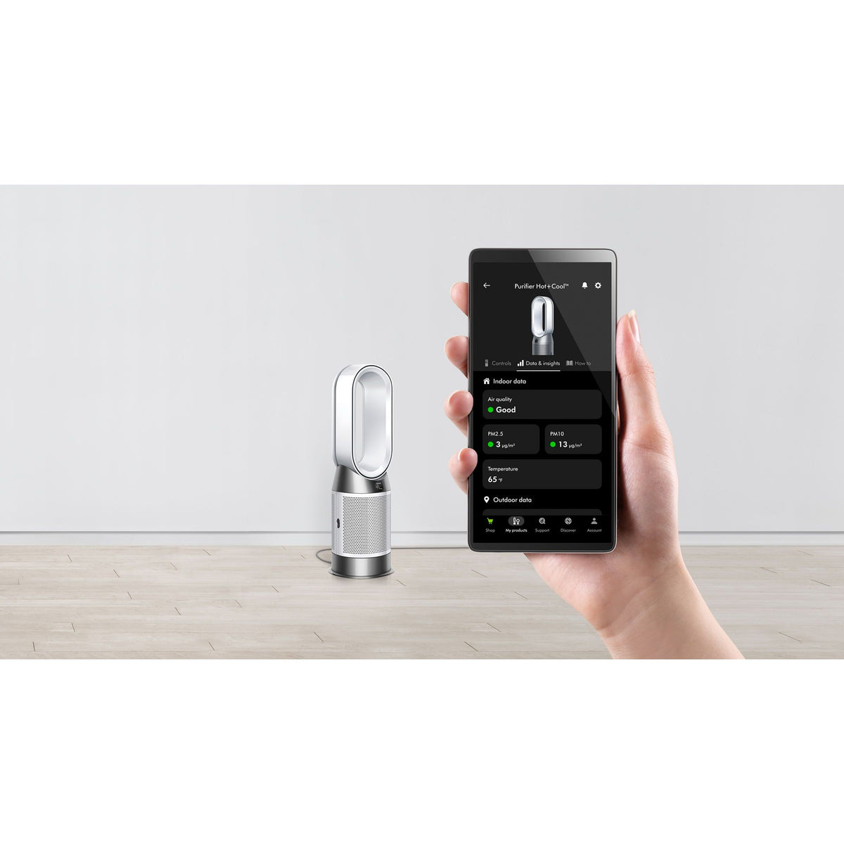 Dyson Purifier Hot+Cool HP1 Air Purifier - White | 544837-01 from Dyson - DID Electrical