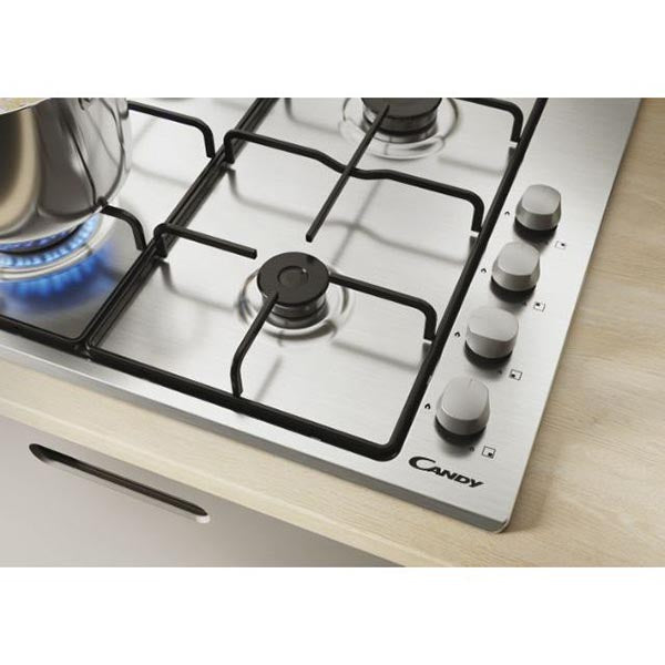 Candy Hob Idea Build-in 4 zones Wire grids Hobs - Stainless Steel | CHW6LX from Candy - DID Electrical
