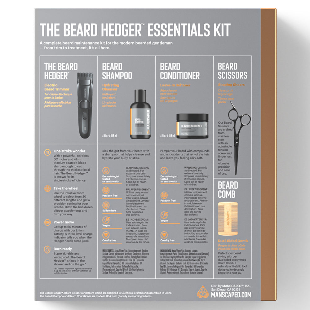 Manscaped The Beard Hedger Essentials Trimmer Kit | 70-00074-intl from Manscaped - DID Electrical