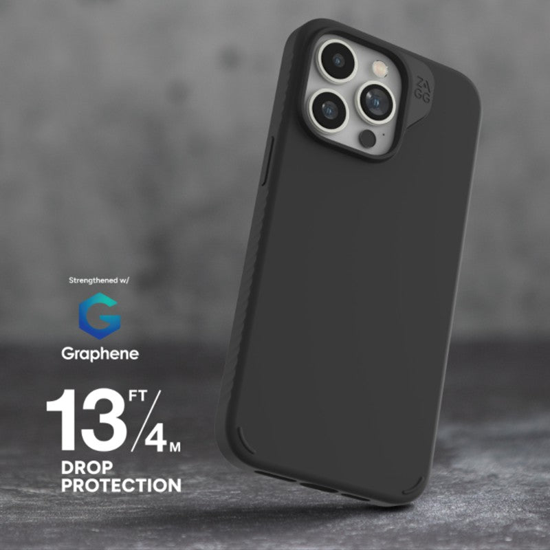 Zagg Manhattan Snap Case For iPhone 15 Pro - Black | 702312678 from Zagg - DID Electrical