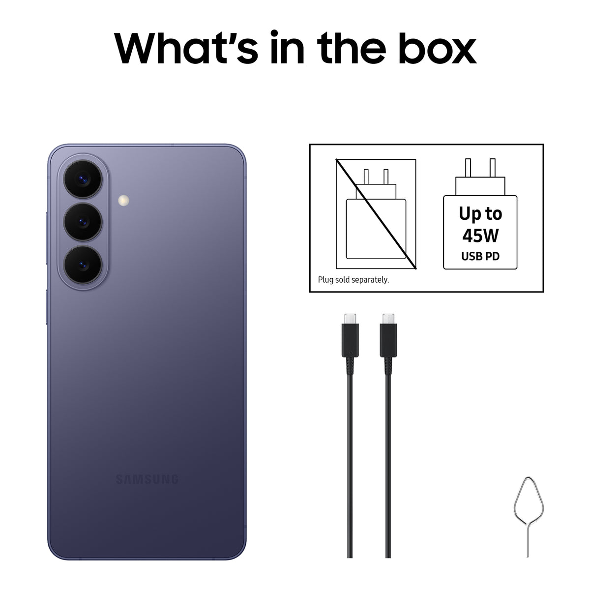 Samsung Galaxy S26 Plus 256GB Smartphone - Cobalt Violet | SM-S947BZVDEUB from Samsung - DID Electrical