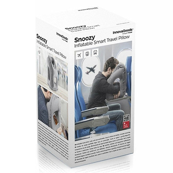 Innovagoods Adjustable Travel Pillow with Carry Case- Blue | 815806 from Innovagoods - DID Electrical