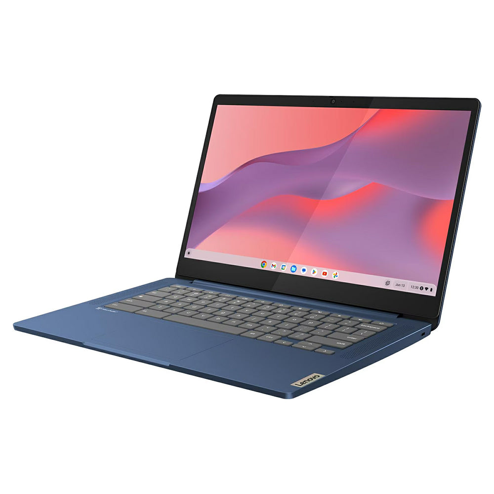 Lenovo IdeaPad Slim 3 MediaTek Kompanio 14" 8GB/128GB Chromebook - Abyss Blue | 82XJ001EUK from Lenovo - DID Electrical