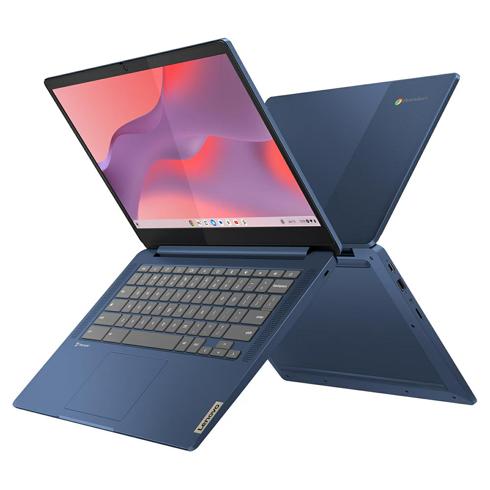 Lenovo IdeaPad Slim 3 MediaTek Kompanio 14" 8GB/128GB Chromebook - Abyss Blue | 82XJ001EUK from Lenovo - DID Electrical