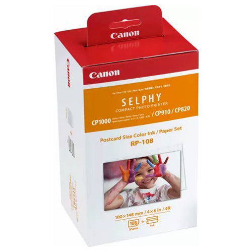 Canon RP-108 Colour Ink Paper Set | 8568B001AA from Canon - DID Electrical
