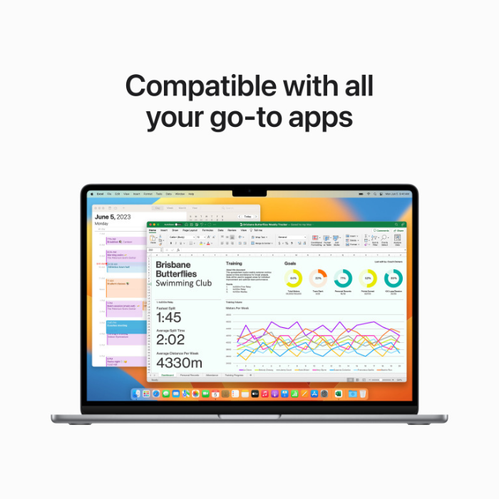 Apple MacBook Air 15.3" - 8GB/256GB Laptop - Space Grey | MQKP3B/A from Apple - DID Electrical