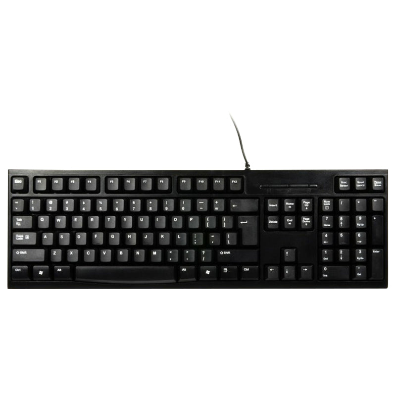 Port Connect Wired USB Qwerty Keyboard - Black | 900753-UK from Port Connect - DID Electrical