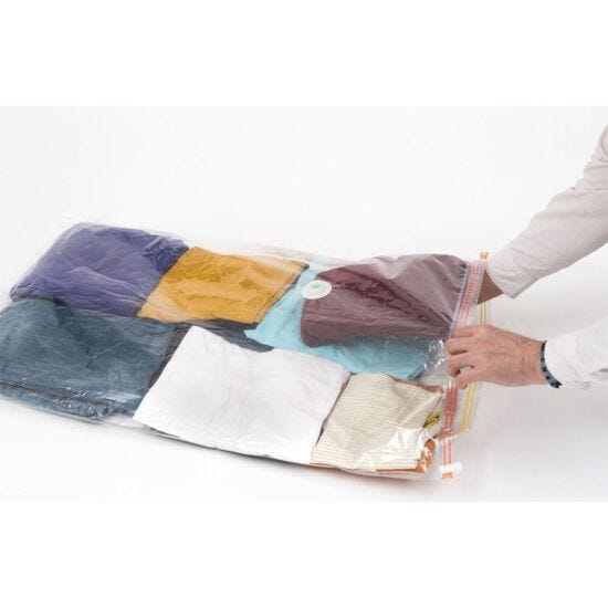 JML Vac Pack Vacuum Seal Storage Bags - Clear (Pack of 2) | A001080 from JML - DID Electrical