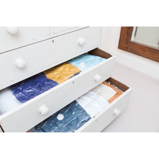 JML Vac Pack Vacuum Seal Storage Bags - Clear (Pack of 2) | A001080 from JML - DID Electrical