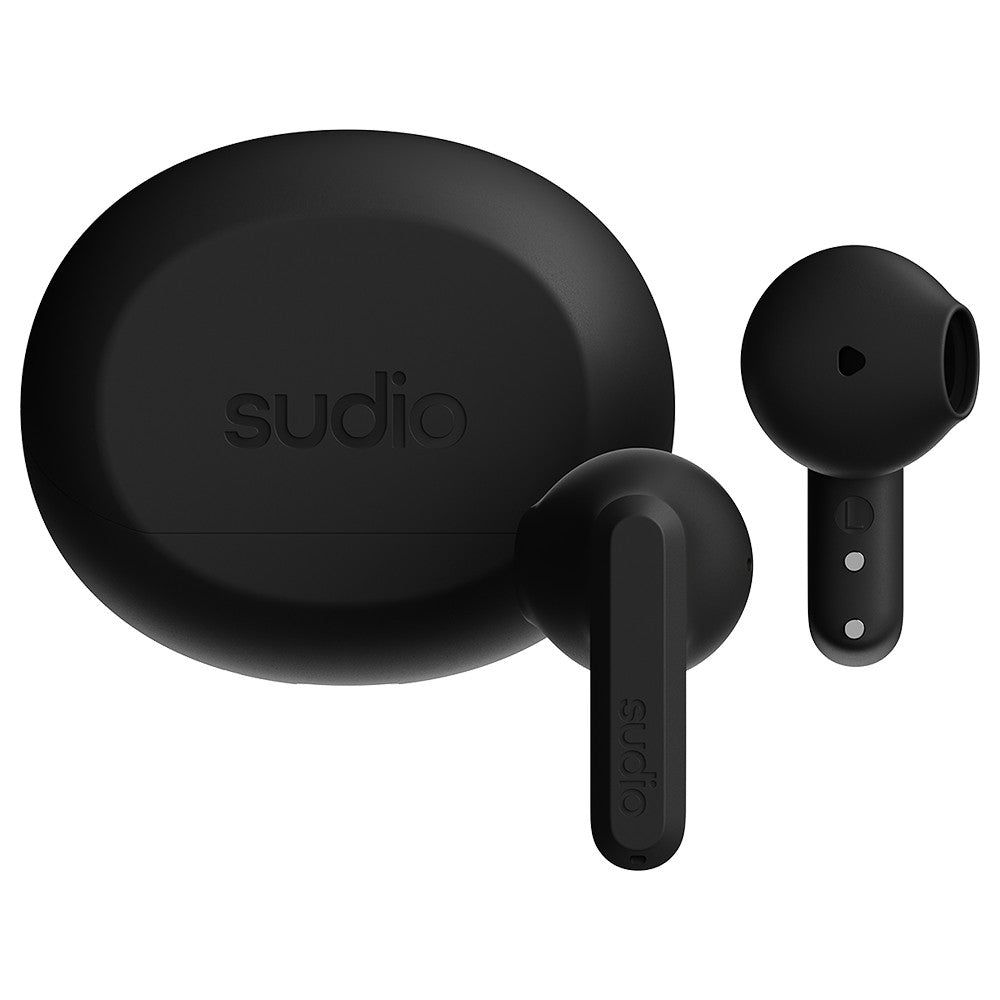 Sudio A3 In-Ear True Wireless Earbuds - Black | A3BLK from Sudio - DID Electrical