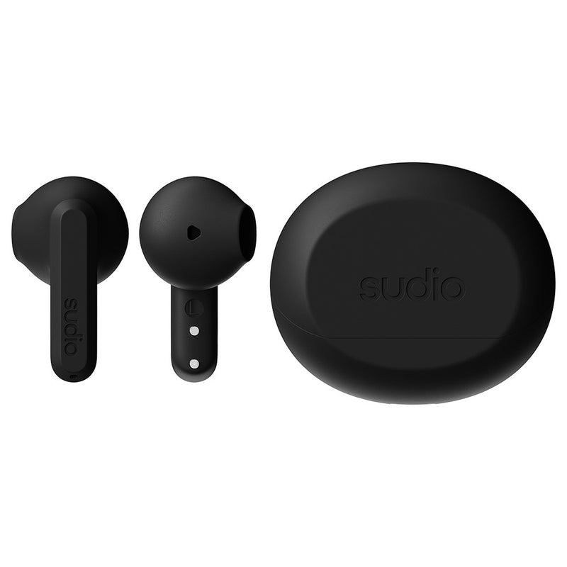 Sudio A3 In-Ear True Wireless Earbuds - Black | A3BLK from Sudio - DID Electrical