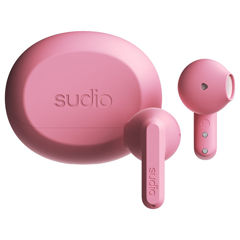 Sudio A3 In-Ear True Wireless Earbuds - Pink | A3PNK from Sudio - DID Electrical