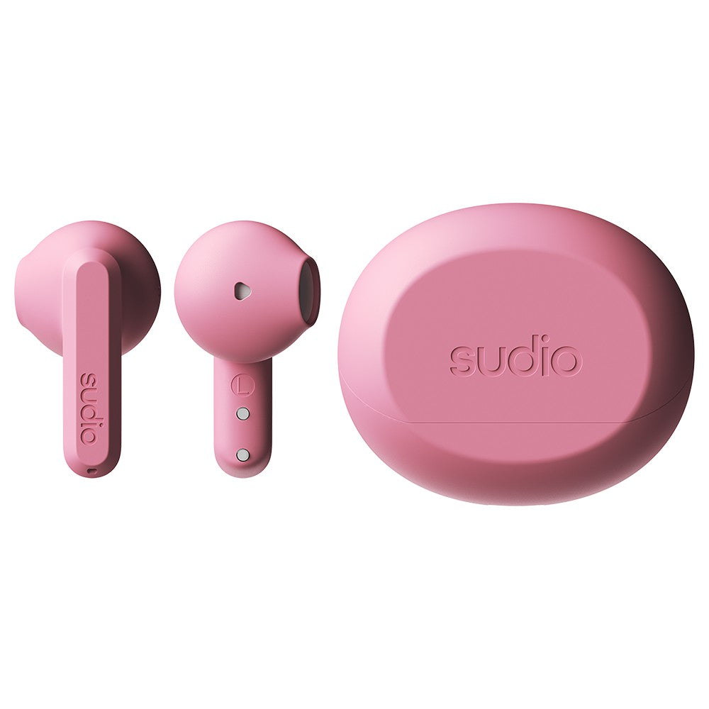 Sudio A3 In-Ear True Wireless Earbuds - Pink | A3PNK from Sudio - DID Electrical