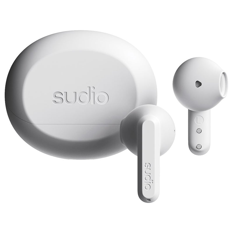 Sudio A3 In-Ear True Wireless Earbuds - White | A3WHT from Sudio - DID Electrical
