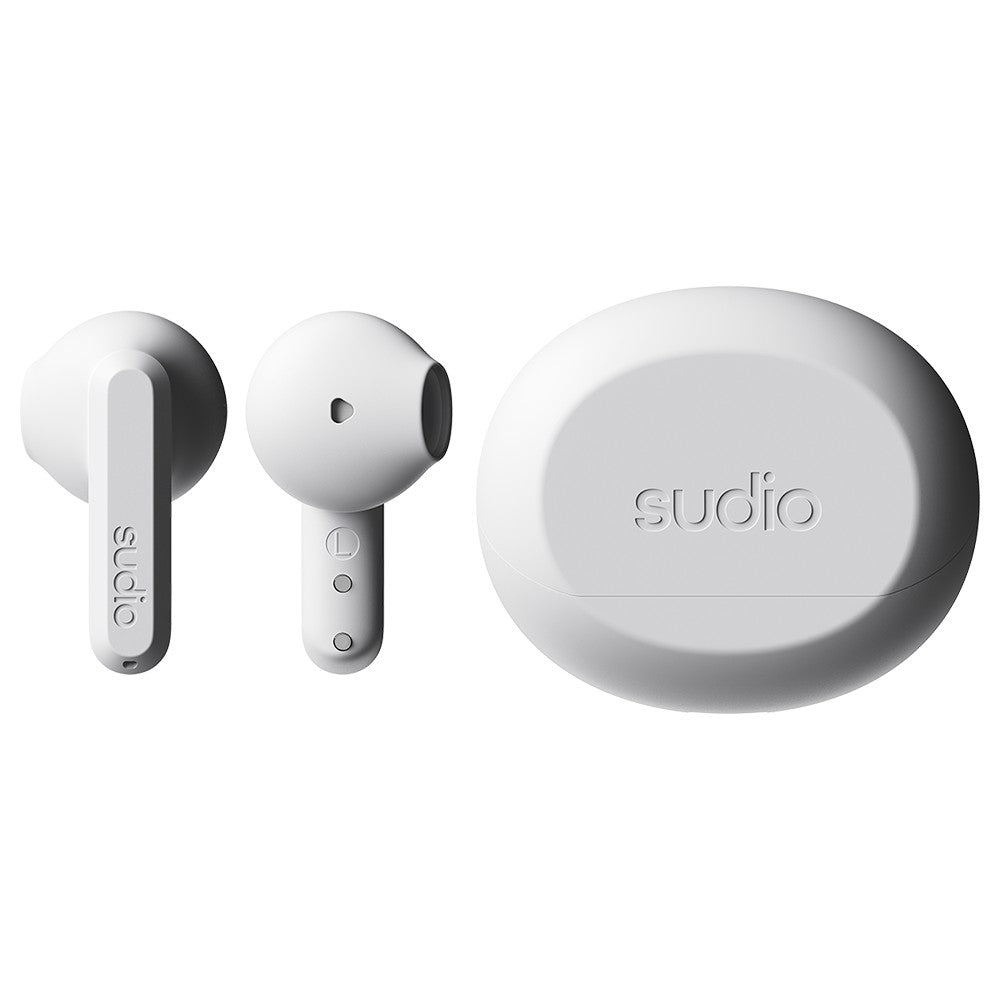 Sudio A3 In-Ear True Wireless Earbuds - White | A3WHT from Sudio - DID Electrical