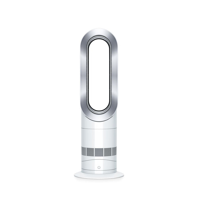 Dyson Hot + Cool Jet Focus Desk Fan Heater - White & Silver | AM09 from Dyson - DID Electrical