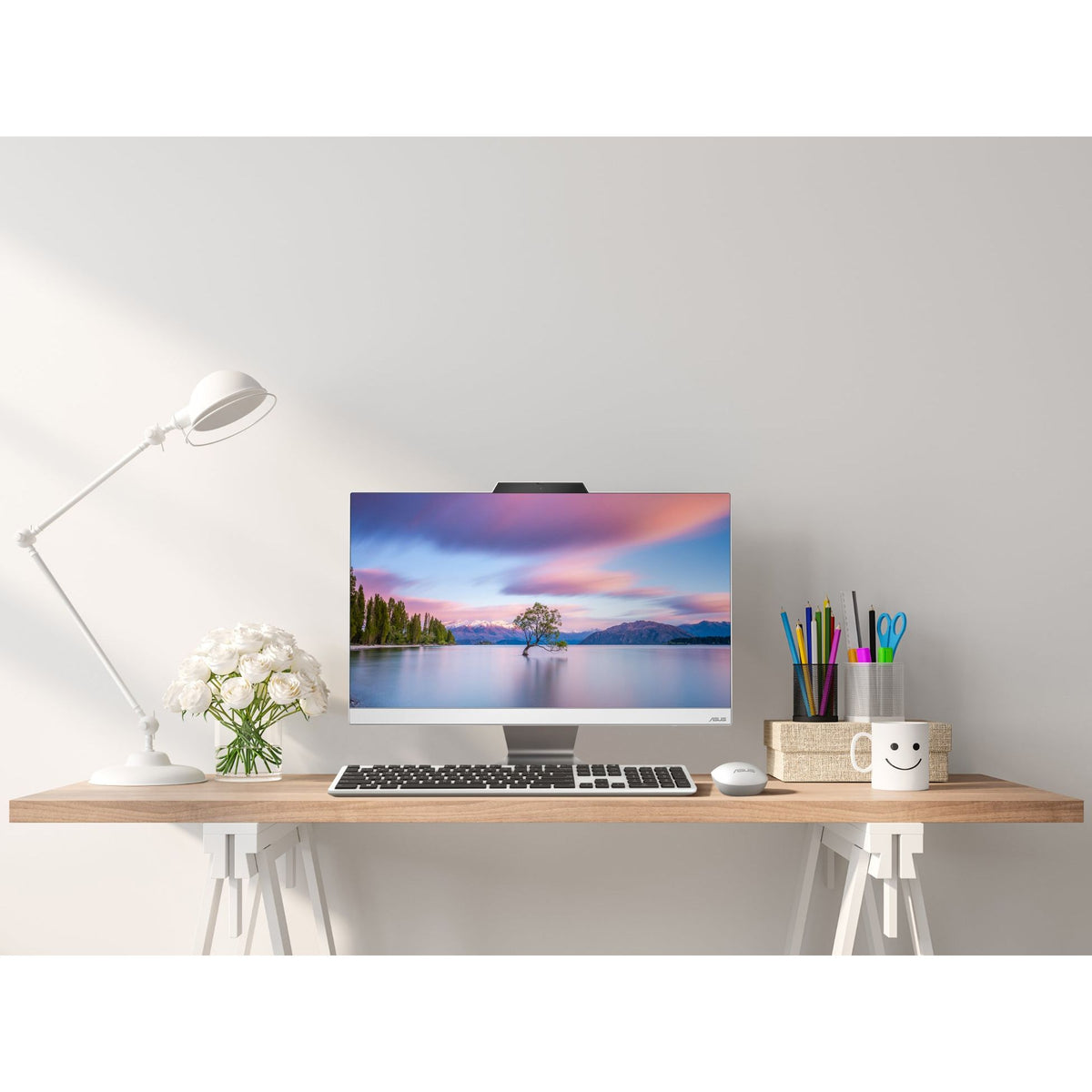 Asus Intel Core 7 23.8" 16GB/1TB All-in-One Desktop - White | SA3402WVAKWPC078W from Asus - DID Electrical