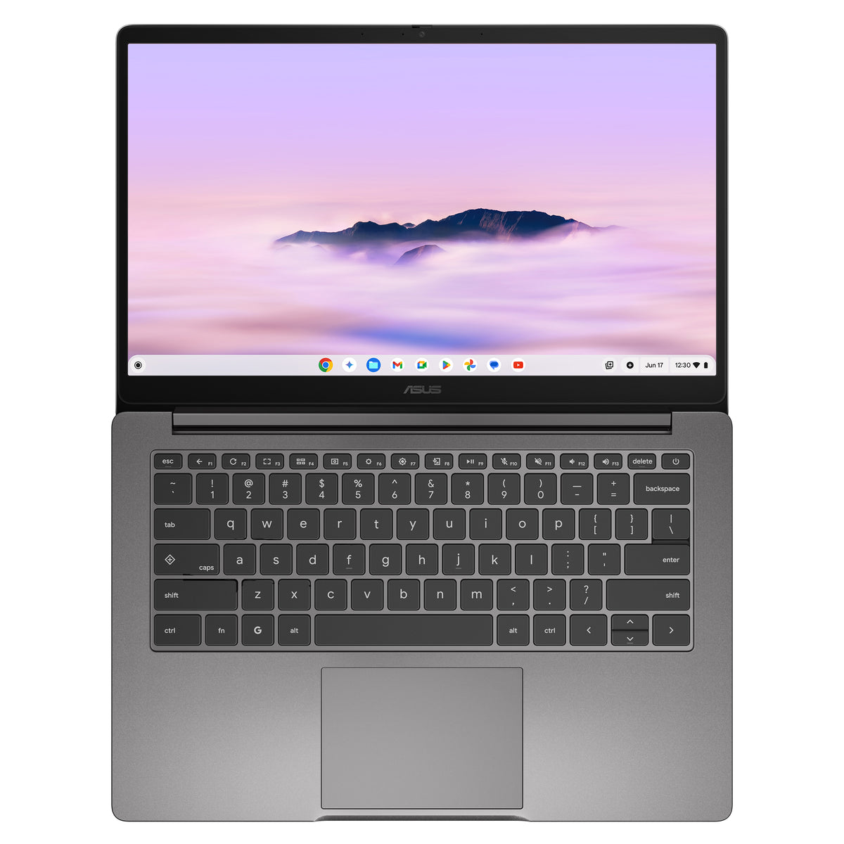 Asus Intel Core 3 14" 8GB/128GB Chromebook - Rock Grey | CX1405CTA-S60063 from Asus - DID Electrical