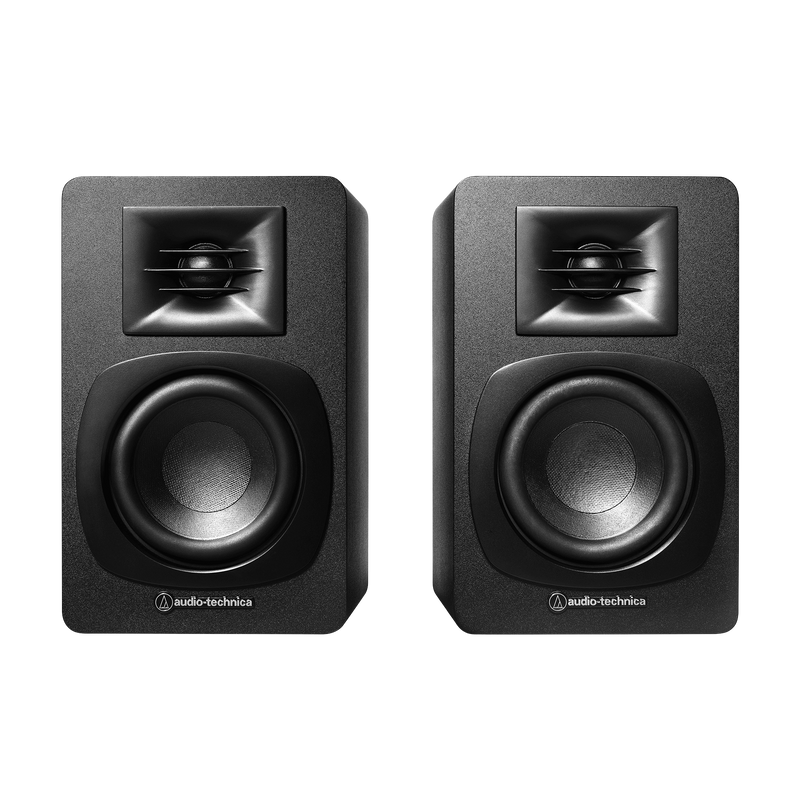 Audio-Technica Powered Bluetooth Bookshelf Speakers - Black | ATSP3X from Audio-Technica - DID Electrical
