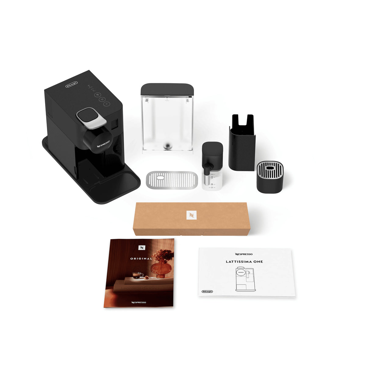 DeLonghi Lattissima One Nespresso Coffee Machines - Black | EN510.B from DeLonghi - DID Electrical