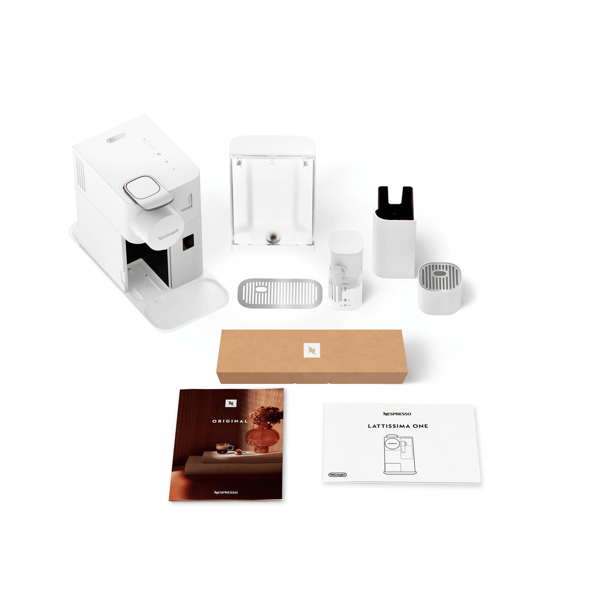 DeLonghi Lattissima One Nespresso Coffee Machine - White | EN510.W from DeLonghi - DID Electrical