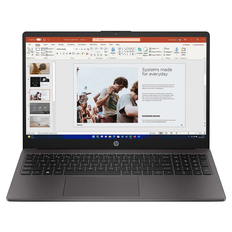 HP 255 G10 AMD Ryzen 3 15.6" 8GB/256GB Laptop - Dark Ash Silver | B39RBAT#ABU from HP - DID Electrical