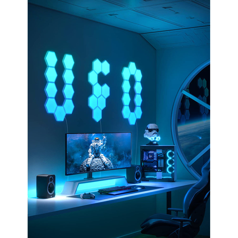 Govee Glide Hexa Light Panels Pack of 10 - Multicolour | B6061201-OF-UK from Govee - DID Electrical