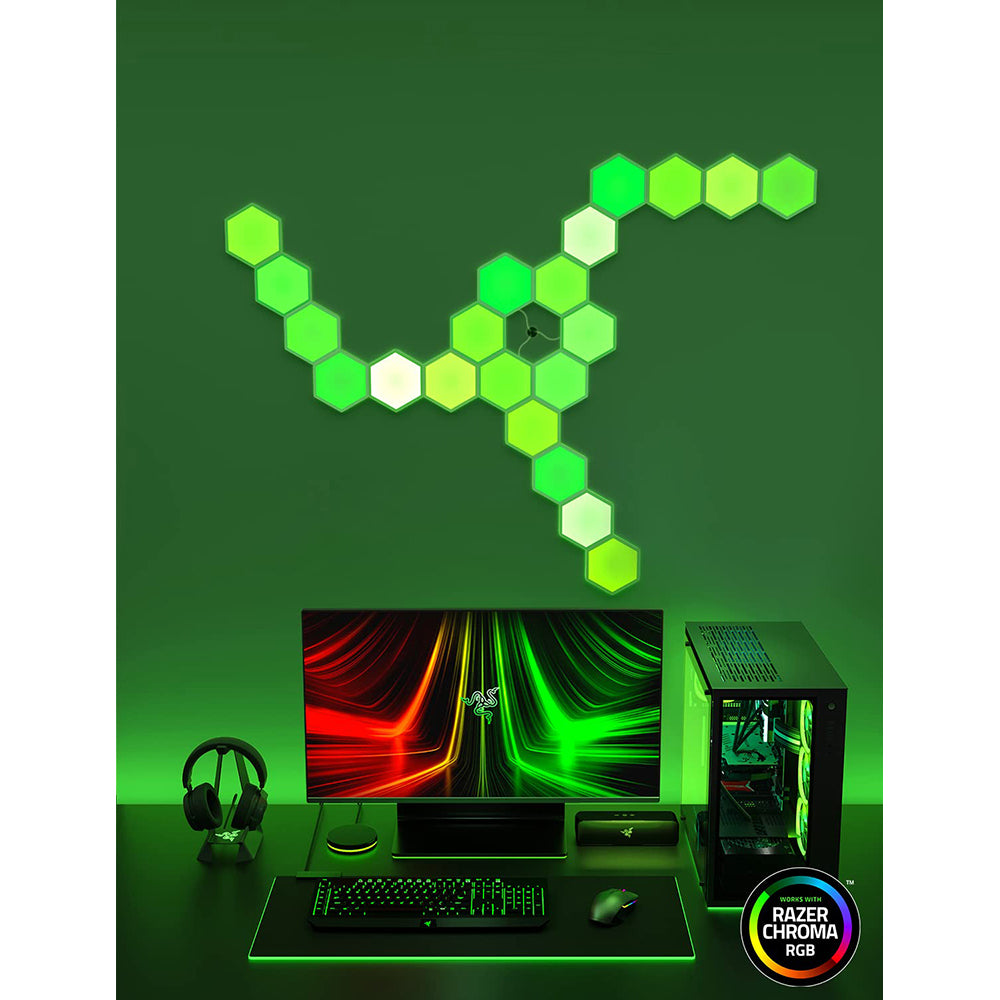 Govee Glide Hexa Light Panels Pack of 10 - Multicolour | B6061201-OF-UK from Govee - DID Electrical