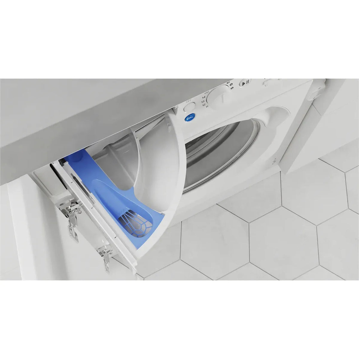 Indesit 9KG 1400 RPM Integrated Washing Machine - White | BIWMIL91485UK from Indesit - DID Electrical