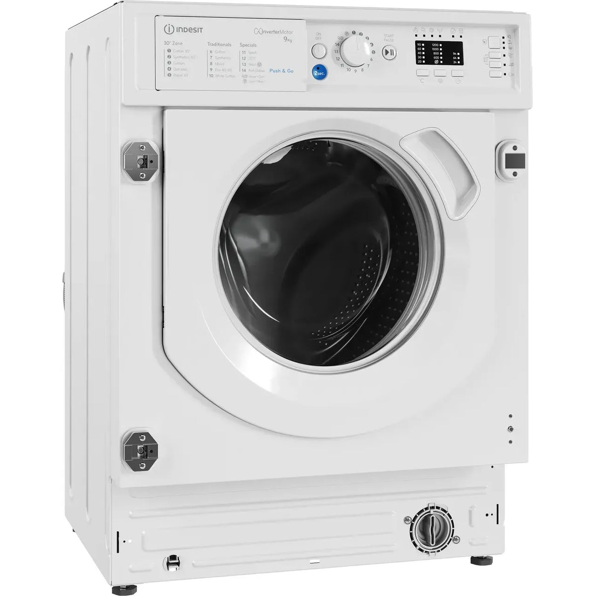 Indesit 9KG 1400 RPM Integrated Washing Machine - White | BIWMIL91485UK from Indesit - DID Electrical