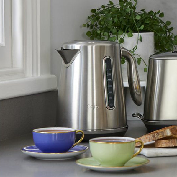 Sage The Soft Top Luxe Jug Kettle - Brushed Stainless Steel | BKE735BSSUK from Sage - DID Electrical