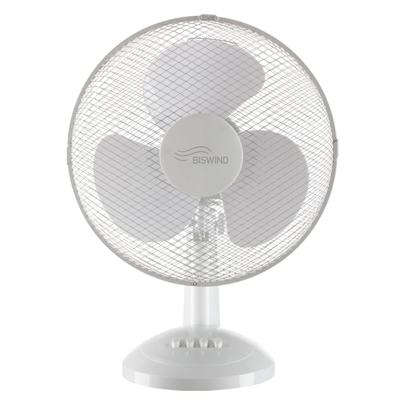 Schuss SHE 30CM Table Fan - White | BW30CMTIUK from Schuss - DID Electrical