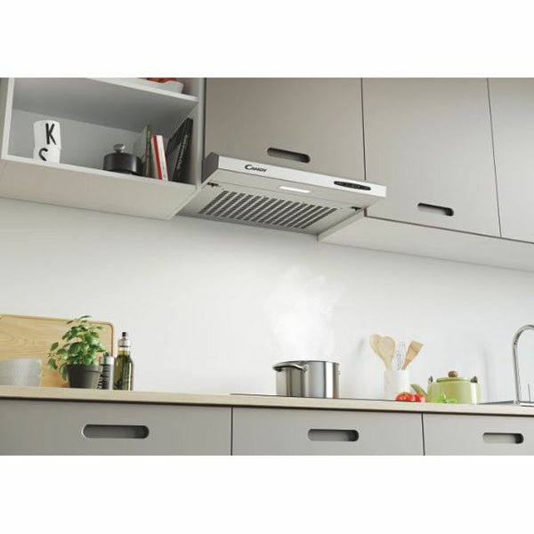 Candy 60cm Integrated Visor Cooker Hood - Silver | CFT610/5S from Candy - DID Electrical