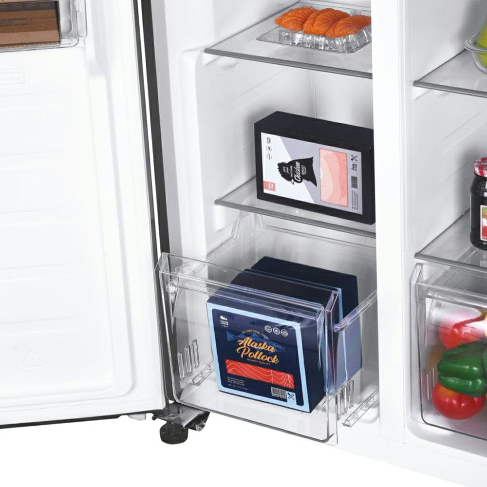 Candy 177x91CM Frost Free American Fridge Freezer | CHSBSV5172EXKN from Candy - DID Electrical