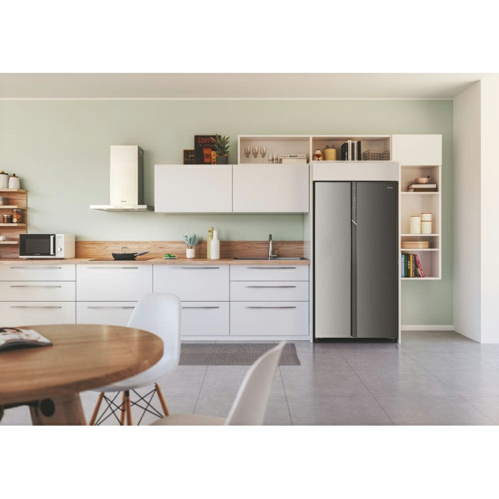 Candy 177x91CM Frost Free American Fridge Freezer | CHSBSV5172EXKN from Candy - DID Electrical