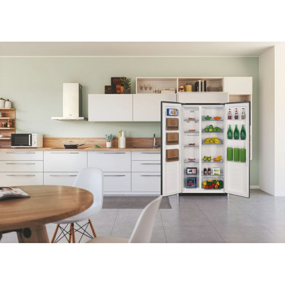 Candy 177x91CM Frost Free American Fridge Freezer | CHSBSV5172EXKN from Candy - DID Electrical