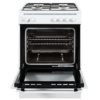 NorMende 60CM Freestanding Gas Cooker - White | CTG62LPGWH from NordMende - DID Electrical