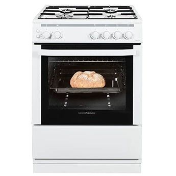 NorMende 60CM Freestanding Gas Cooker - White | CTG62LPGWH from NordMende - DID Electrical