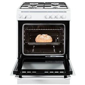 NorMende 60CM Freestanding Gas Cooker - White | CTG62LPGWH from NordMende - DID Electrical