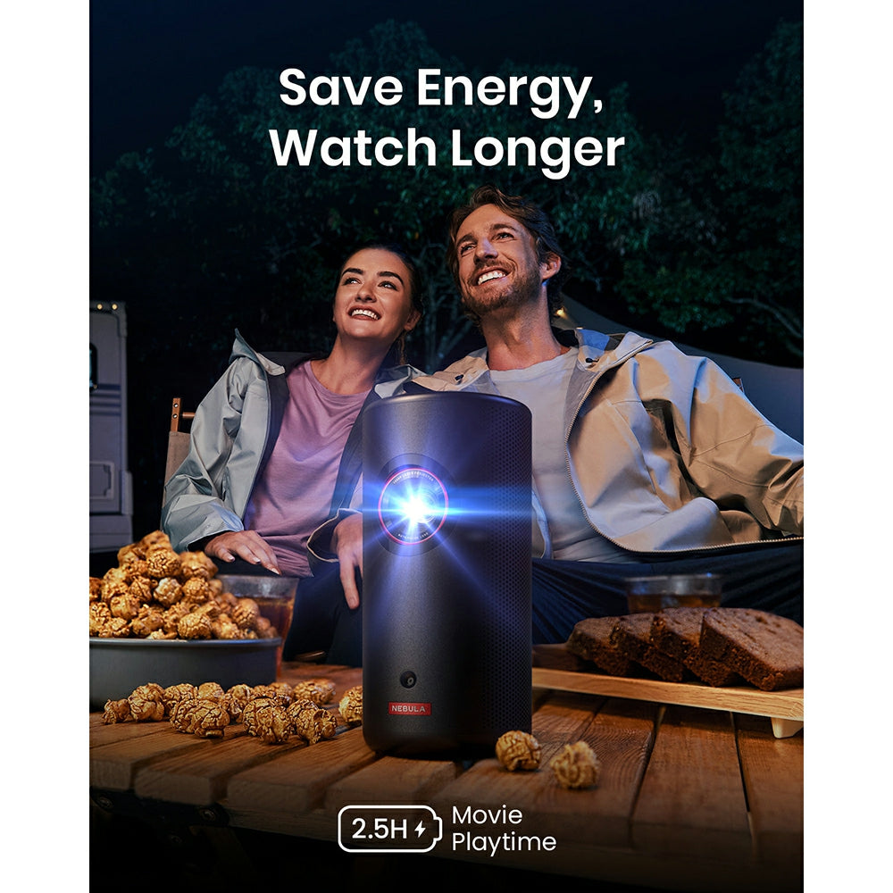 Nebula Capsule 3 Laser-Powered Mini Projector - Black | D2426212 from Nebula - DID Electrical