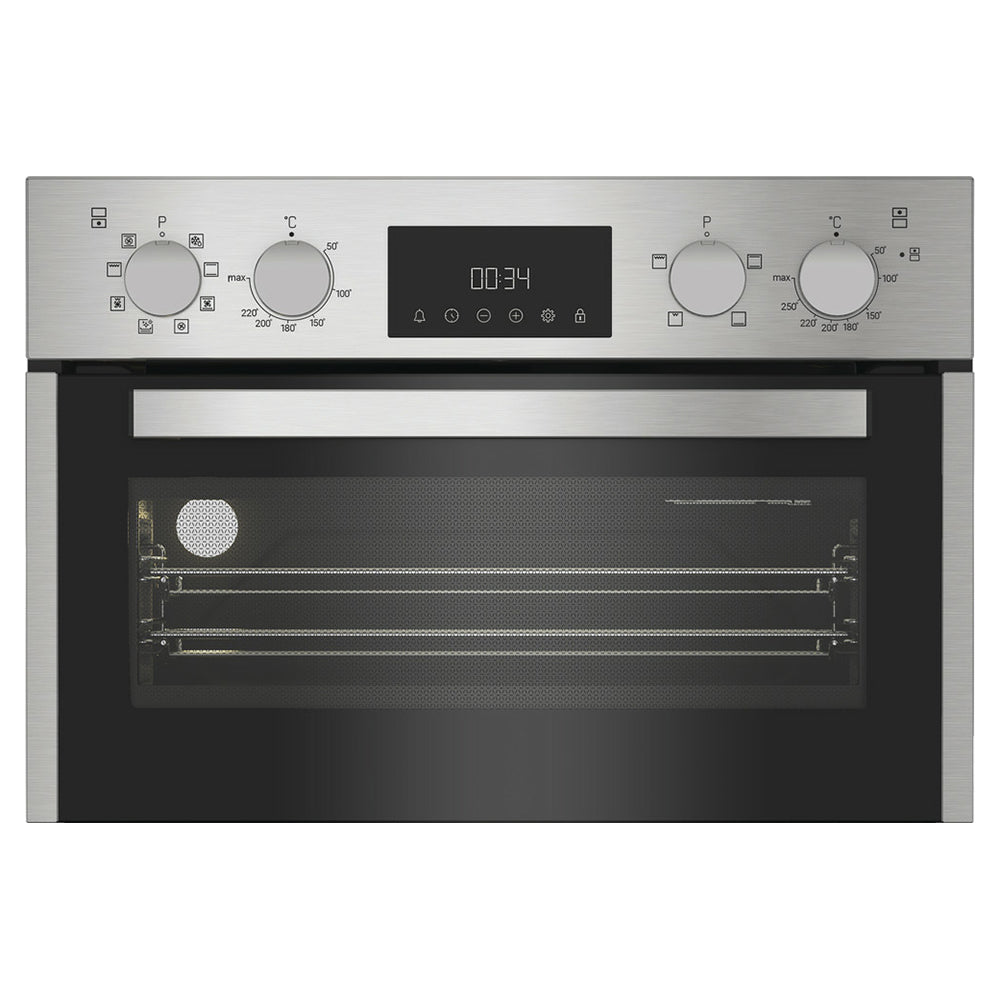 Hotpoint 109L Built-In Electric Double Oven - Inox | DIH82DIX from Hotpoint - DID Electrical