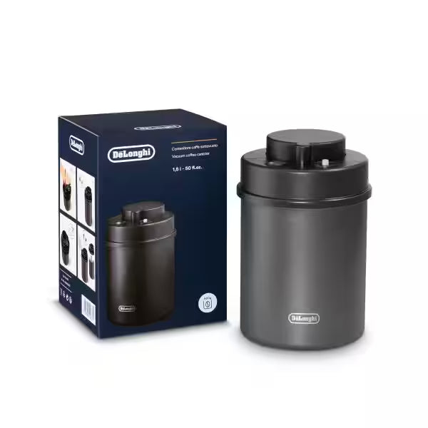 DeLonghi Vacuum Coffee Canister - Black | DLSC071 from DeLonghi - DID Electrical