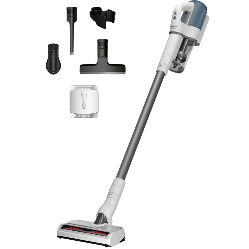 Miele Duoflex HX1 Cordless Stick Vacuum Cleaner - White & Nordic Blue | DUOFLEXHX1 from Miele - DID Electrical
