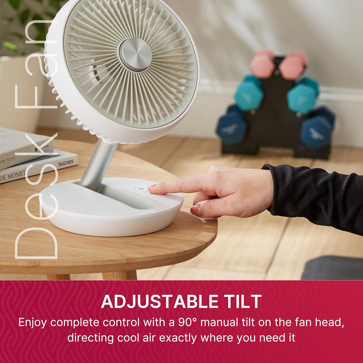 Dimplex Cordless Rechargeable Desk Top Fan | DXRCFN from Dimplex - DID Electrical
